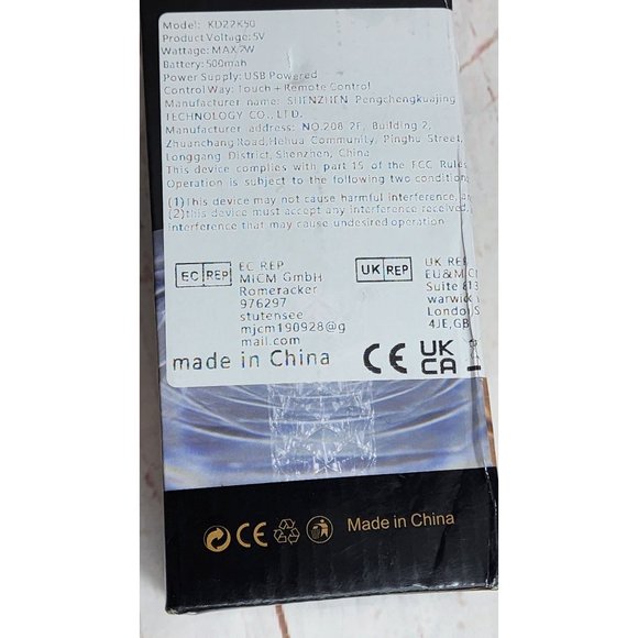 Rose Diamond LED USB Charging Mood Light Multiple Color Remote Lamp - Picture 8 of 16